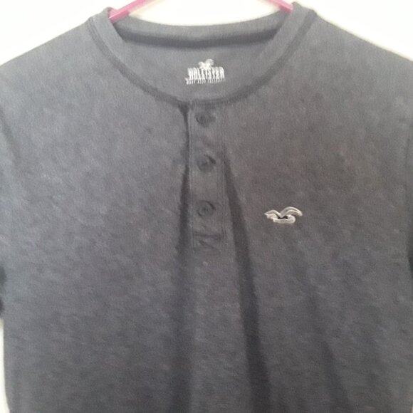 Hollister Must Have Collection mens small dark speckled blue,3 button - Picture 2 of 4